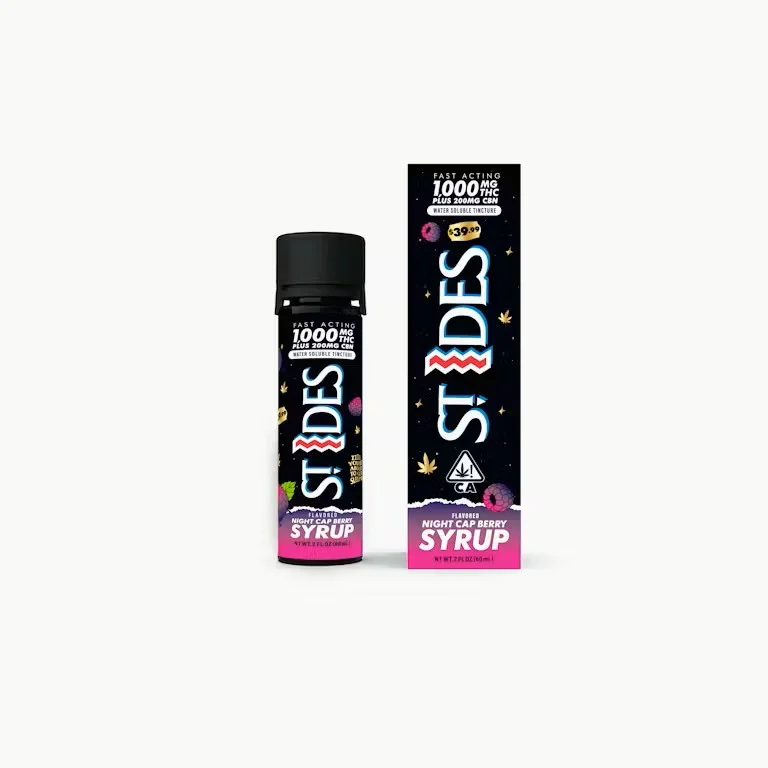 St Ides Syrup Night Cap Berry | 2oz Tincture 1000MG + 200MG CBN