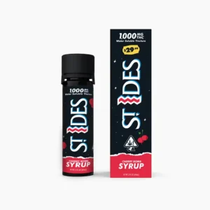 Cherry Bomb 1000mg THC syrup tincture by St Ides
