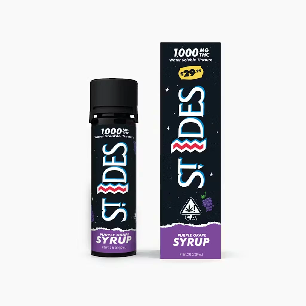 Purple Grape 1000mg THC syrup tincture by St Ides